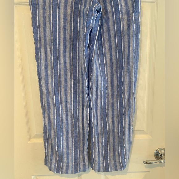 Tommy Bahama Linen Blue Striped Pants size XS - Picture 7 of 15